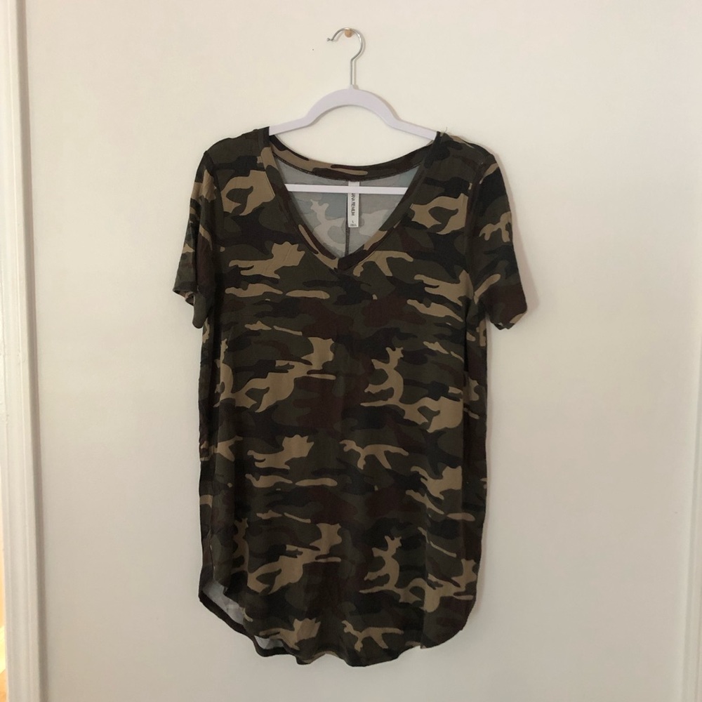 Camo V-Neck Shirt
